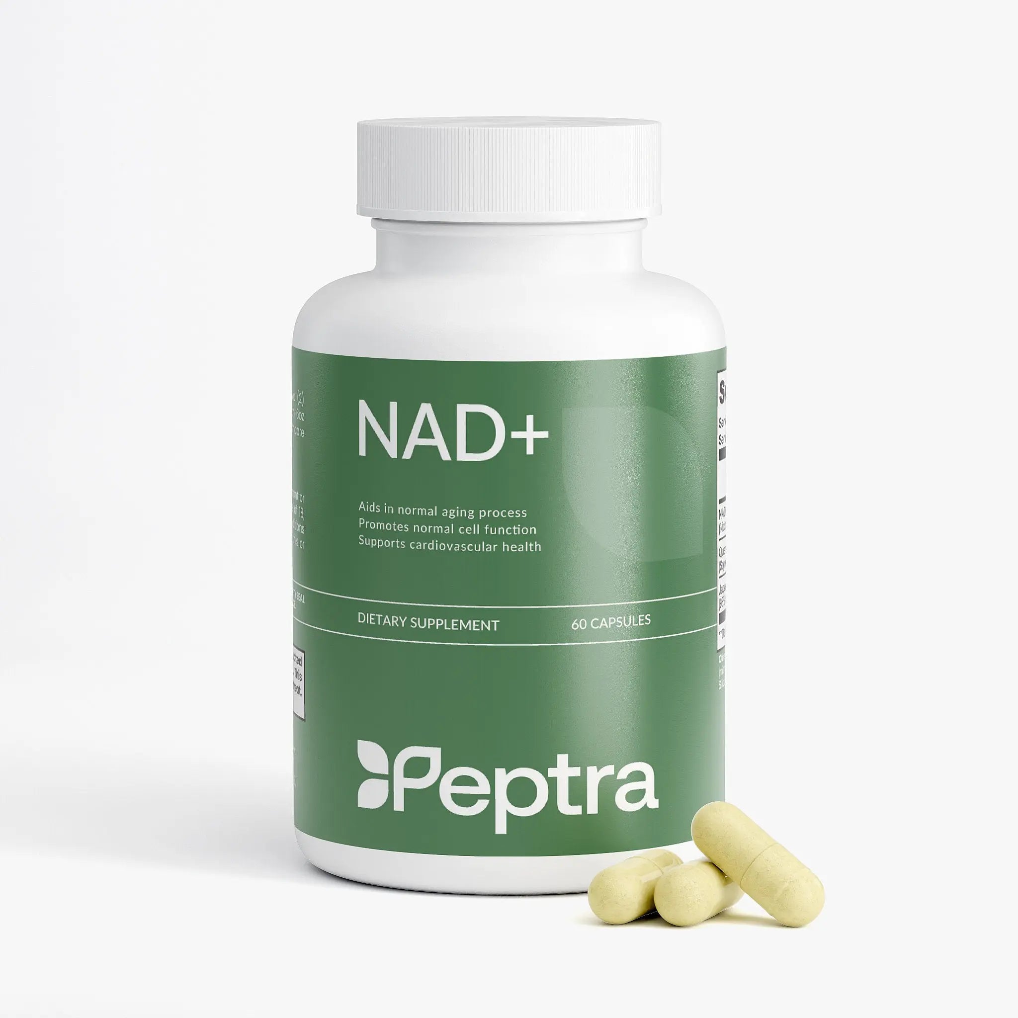 NAD+ 500mg (capsules) Peptra