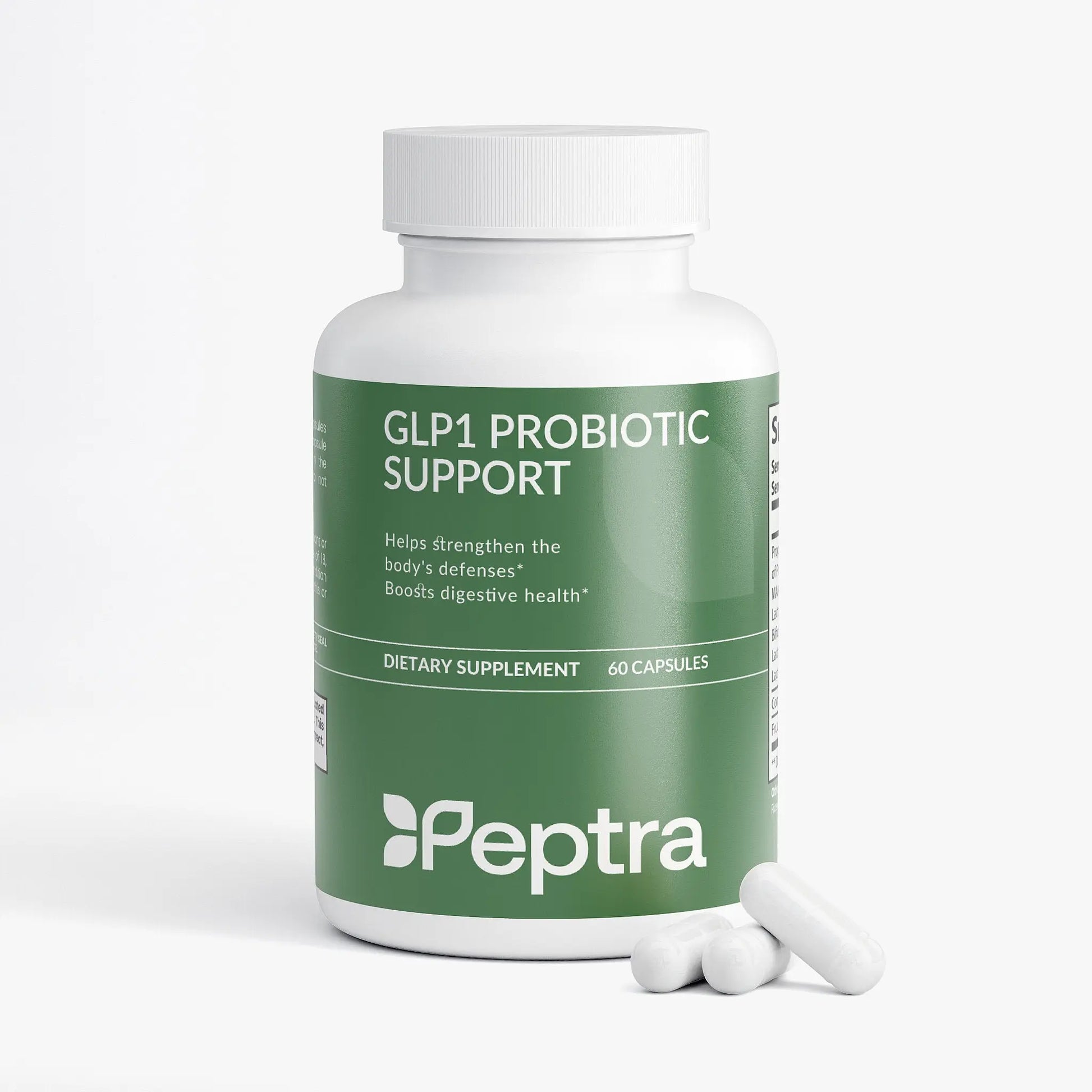 GLP-1 PROBIOTIC SUPPORT (capsules) Peptra
