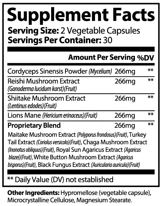 MUSHROOM BOOST+ (capsules) Peptra
