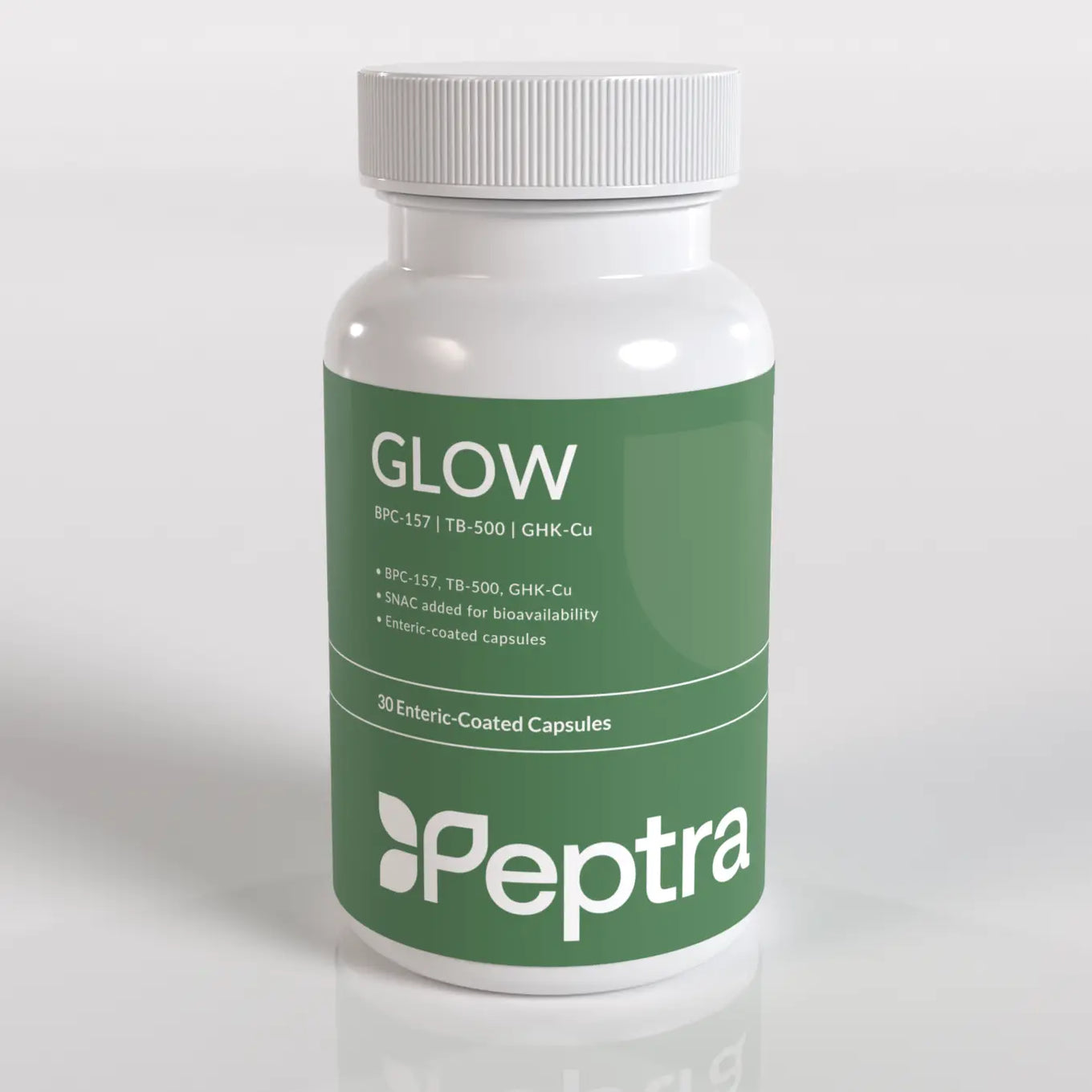 GLOW - BPC157, TB500, GHKcu (capsules) Peptra